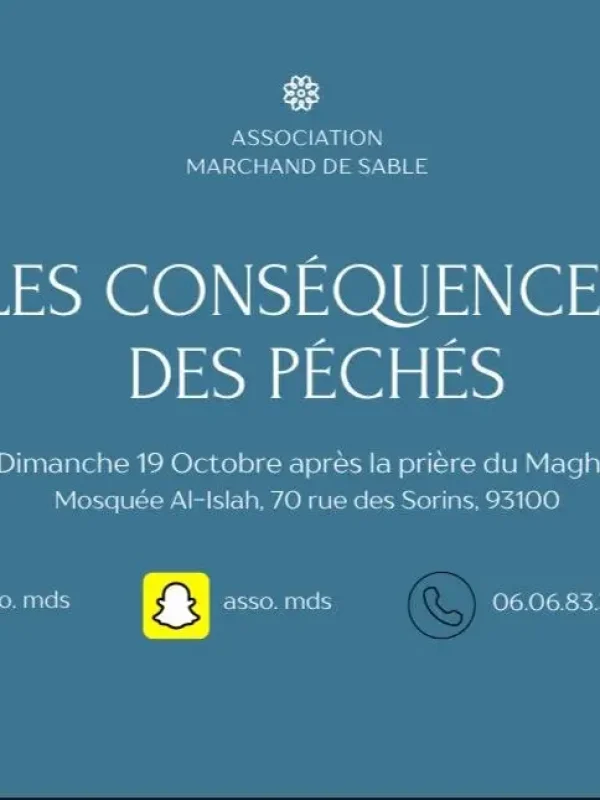 Les conséquences des péchés 19 octobre 2025